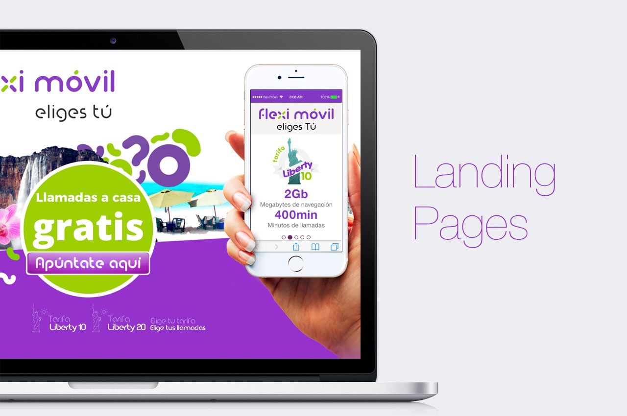 desarrollo de landing pages para campañas online internet conversion lead performance