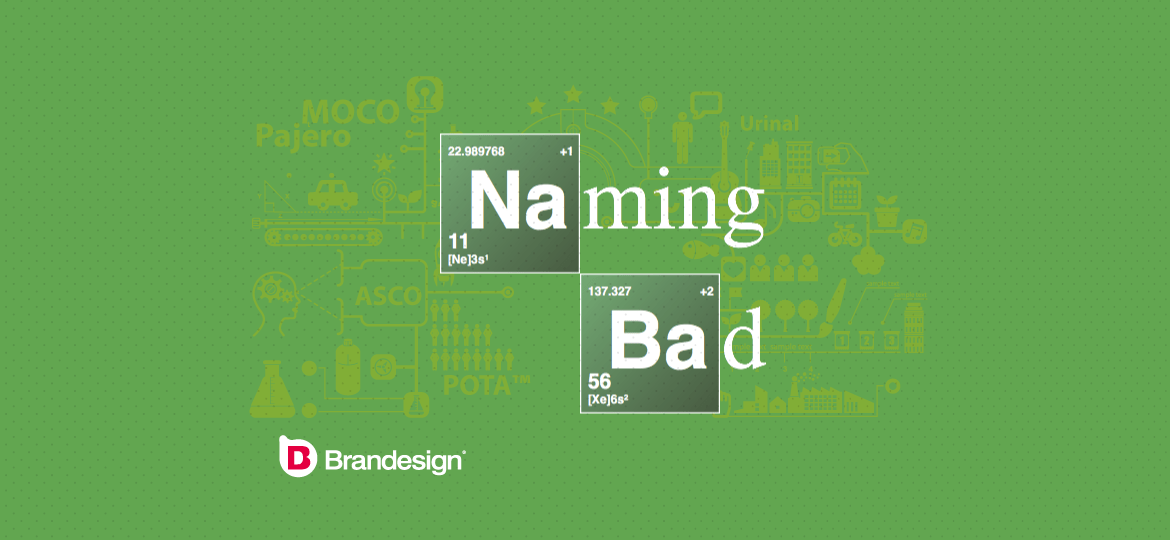 Los errores de un mal naming, un mal nombre de marca Brandesign agencia de branding