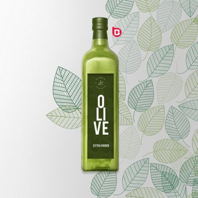 Diseño de etiqueta para botella de producto label