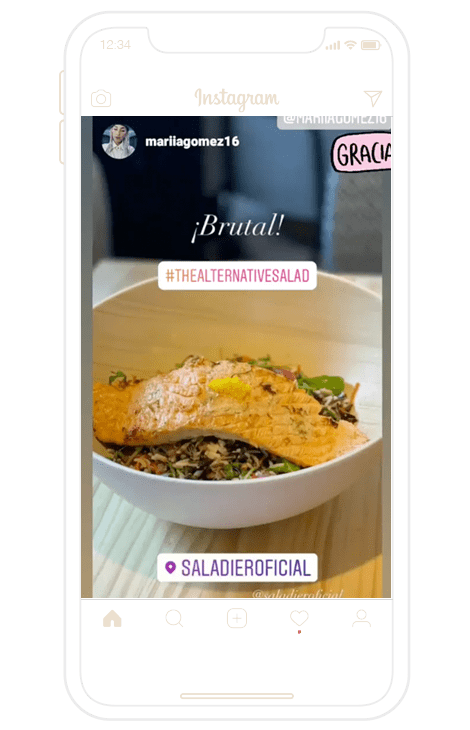 mociones e interacciones en instagram para restaurantes