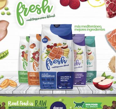 creatividad realizada para tiendas online de comida para gatos perros sector mascota madrid