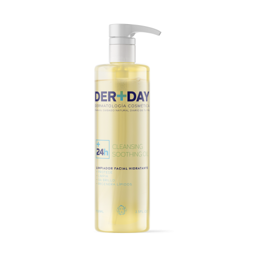 Diseño de la etiqueta de Dermasday limpiador facial agencia de packaging y diseño