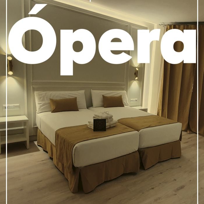 Fotografias de las habitaciones del hotel Opera en madrid