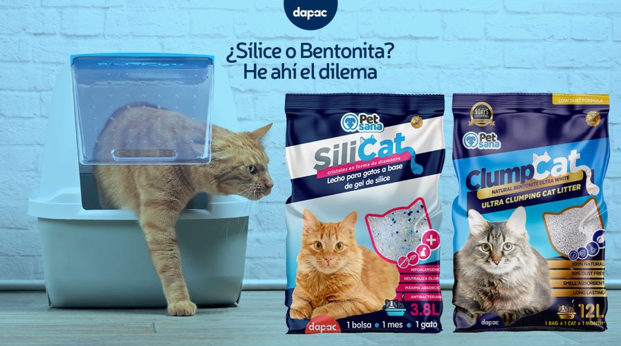 diseño grafico de cartel publicidad arena para gatos silicat