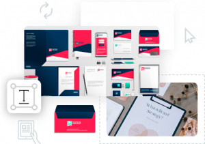 diseño de la papelería corporativa u business stationary