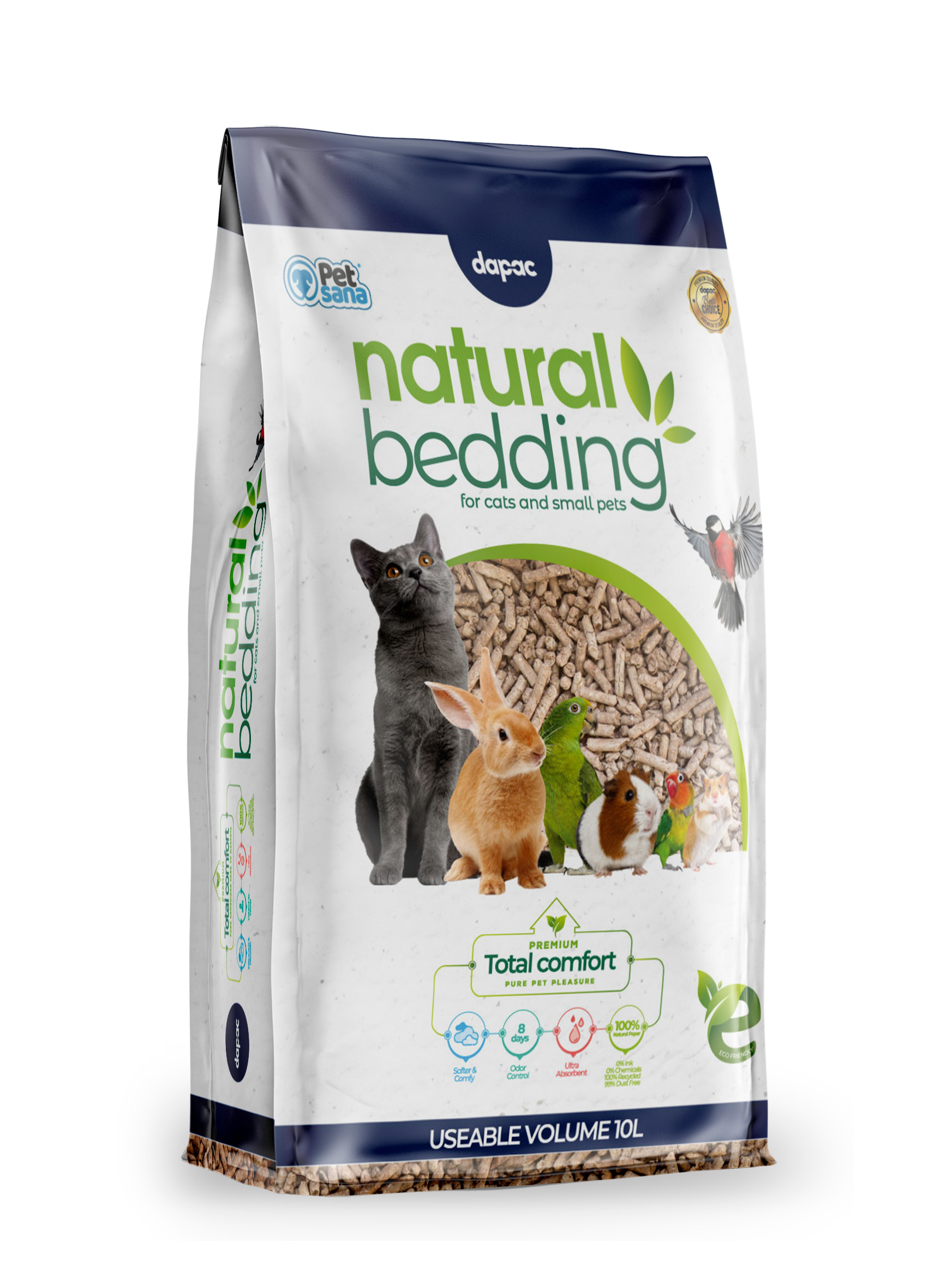 diseño de empaque para el producto natural bedding dapac brandesign agencia de packaging