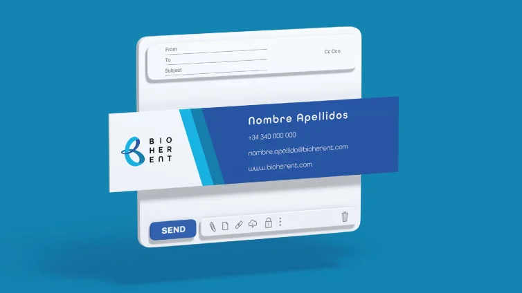 Diseño de sistema visual para Bioherent@2x