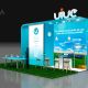 Diseño de stands enfocados en potenciar el branding y la presencia en eventos.