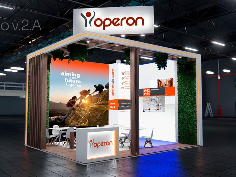 Diseño de stands para ferias internacionales con enfoque profesional y competitivo.