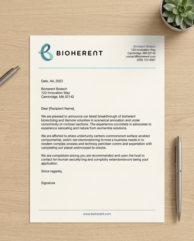 letterhead mockup