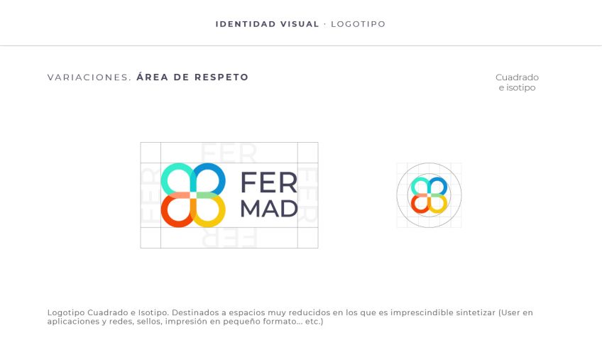 Logotipo diapositivo en colores guias de aplicaciones
