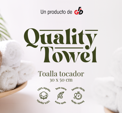 portafolio de diseño grafico en etiquetas de toallas de lujo