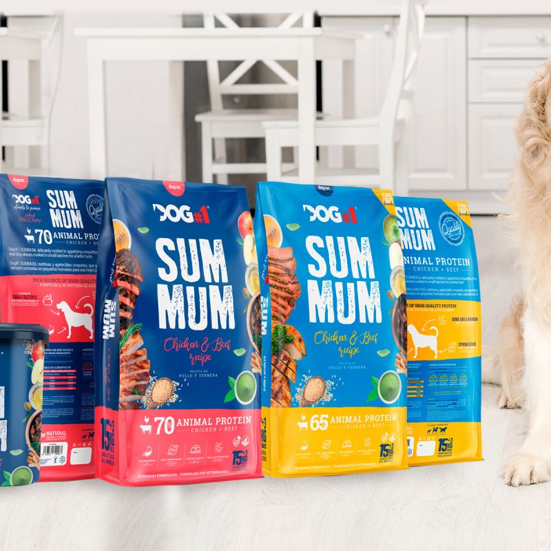 arte final para packaging alimento mascotas