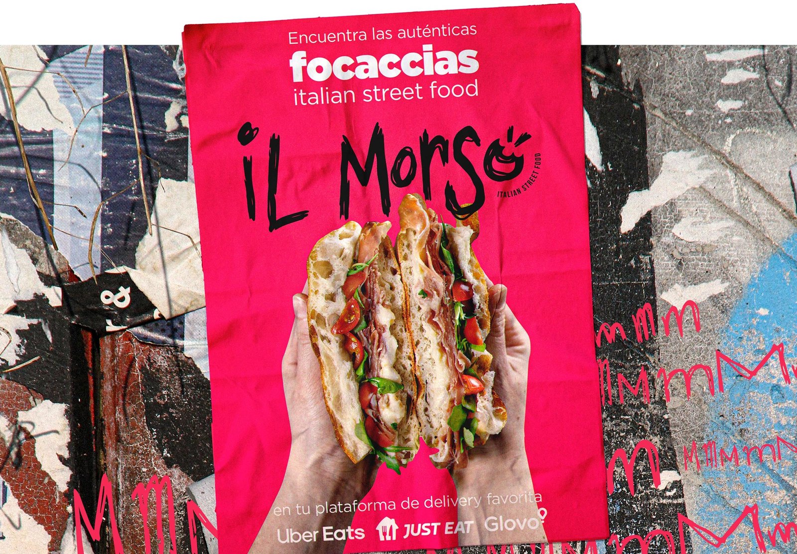 Descubre cómo creamos el naming e identidad de la marca Il Morso, la focaccería italiana de Madrid especializada en focaccias artesanales.