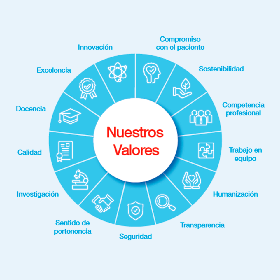 Infografias organigramas y esquemas hospital la paz