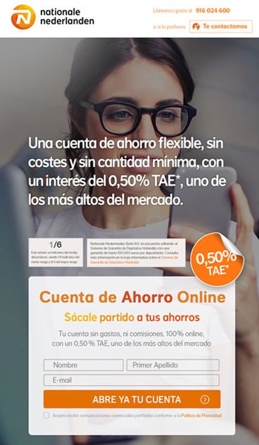 optimizaciones de paginas de aterrizaje para campañas de lead generation