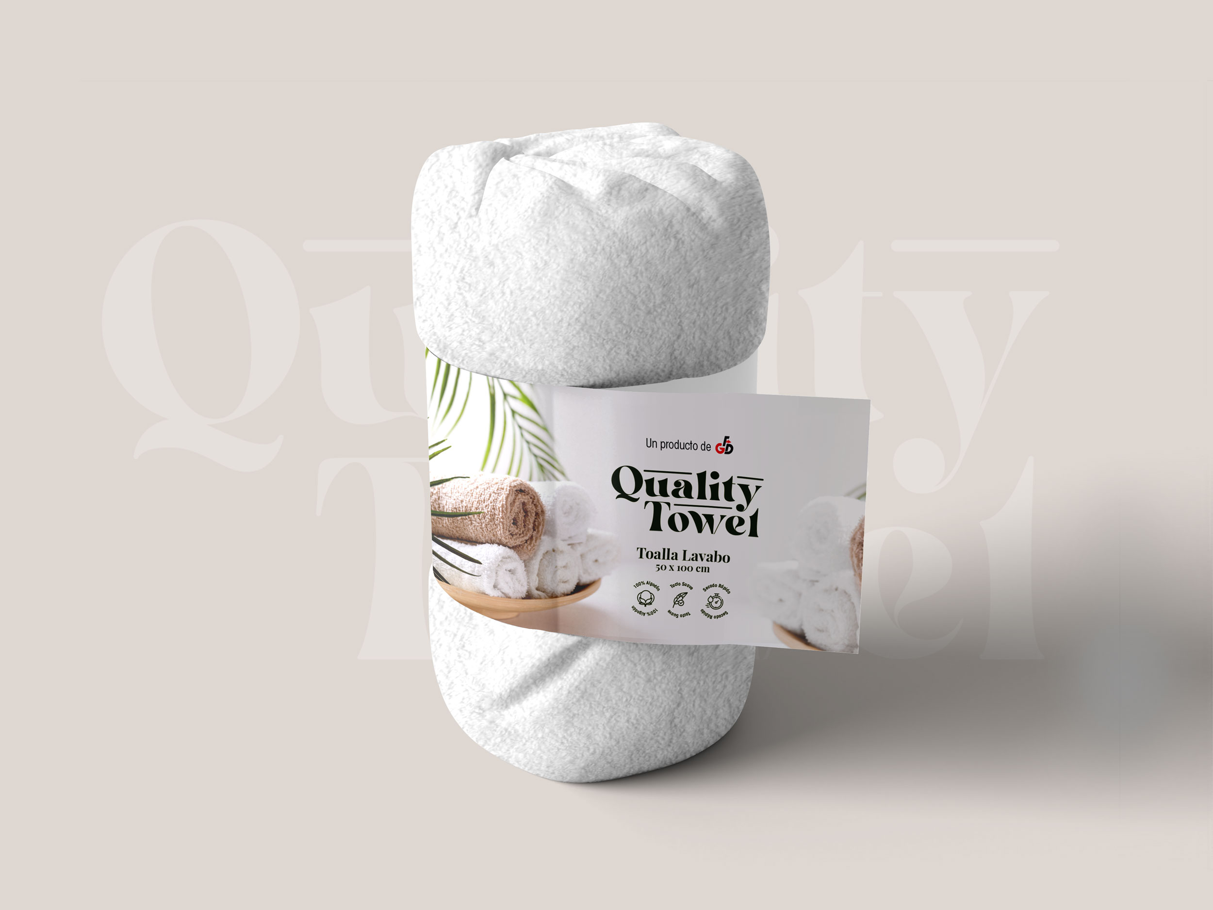 Rediseño de etiquetas textiles que conectan con el cliente Descubre cómo rediseñamos las etiquetas de toallas para hacerlas más atractivas y emocionales, mejorando la experiencia del cliente.