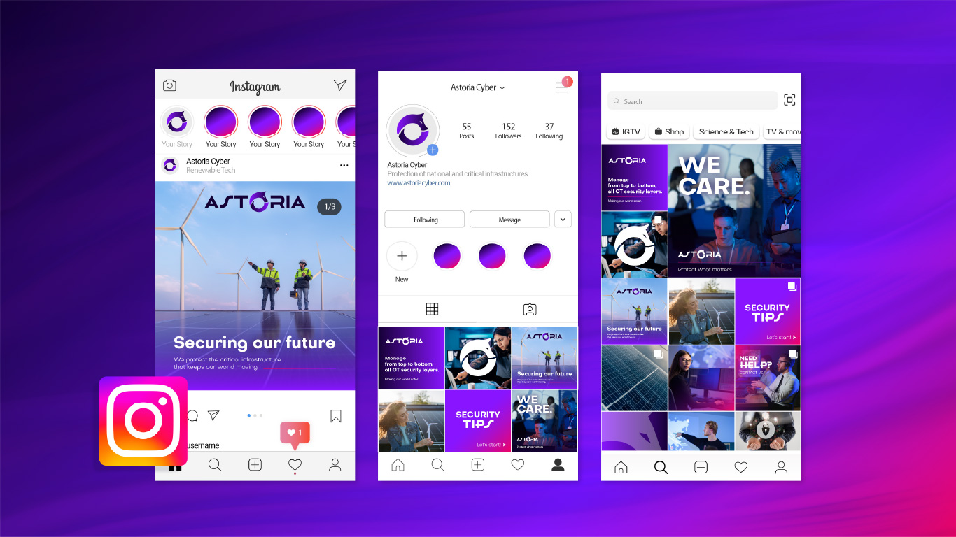 personalizacion del contenido de marca en redes sociales diseño del feed de comunicación en instagram