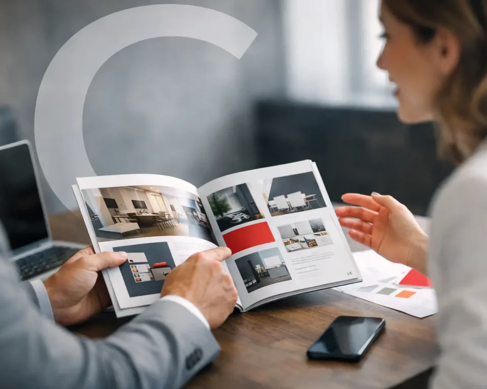 Diseño de catálogo corporativo que vende