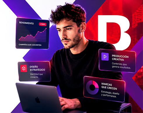 Servicios de diseño gráfico y creatividad apra agencias de marketing, medios y comunicación