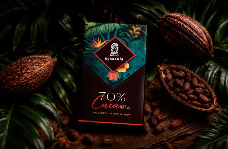 Diseño de packaging para chocolate Bean to Bar | Caso Guaranía